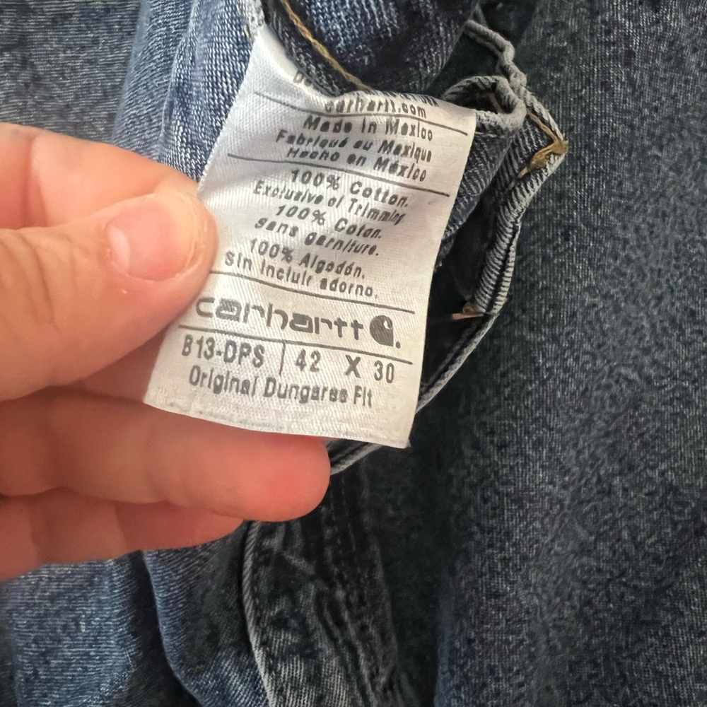 Carhartt jean work pants 42x30 - Picture 2 of 8